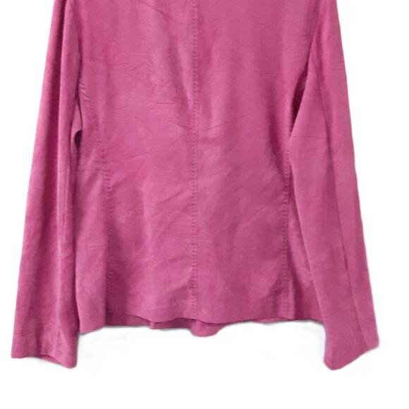 Courtnay Purple Stretch Blazer Size 14, Black Stitch Design, Long Sleeve. - Picture 2 of 9